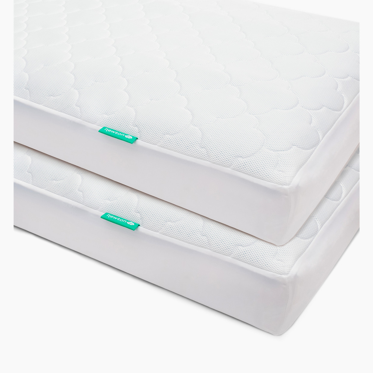 Newton Baby Waterproof Crib Mattress Pad - Two Pack.