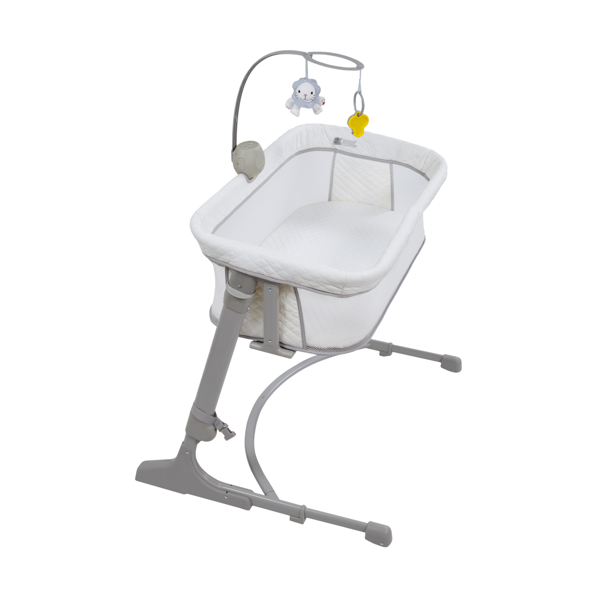 Arm's Reach Versatile Co-Sleeper Bassinet - White/Grey.