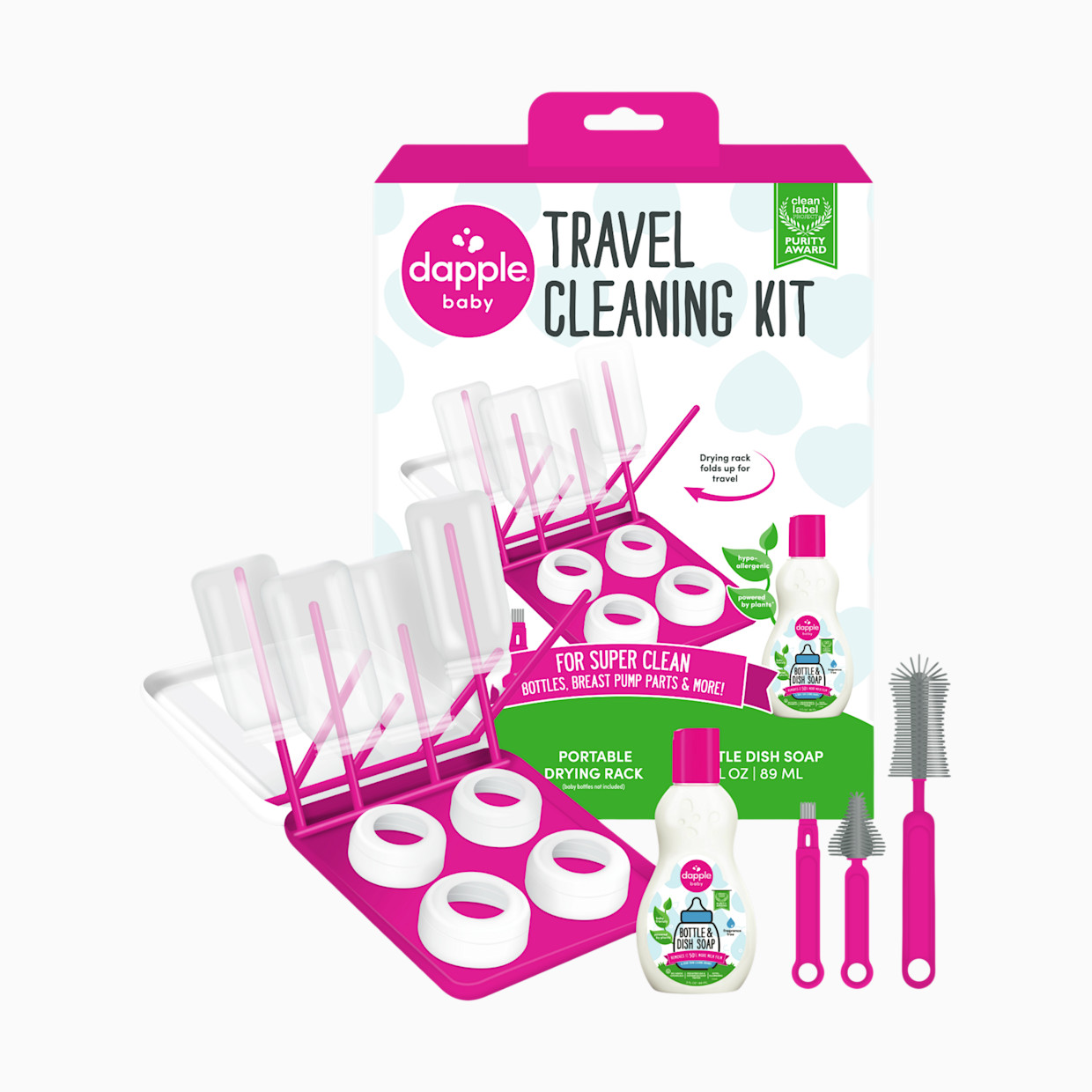 Dapple Baby Bottle Travel Cleaning Kit.