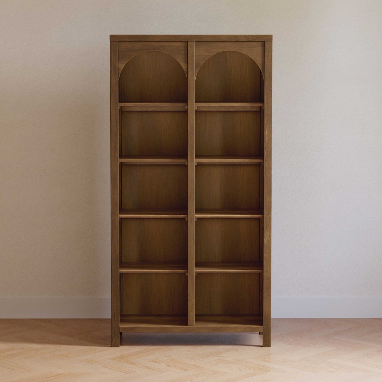 Namesake Eloise Assembled Bookcase - Natural Walnut.