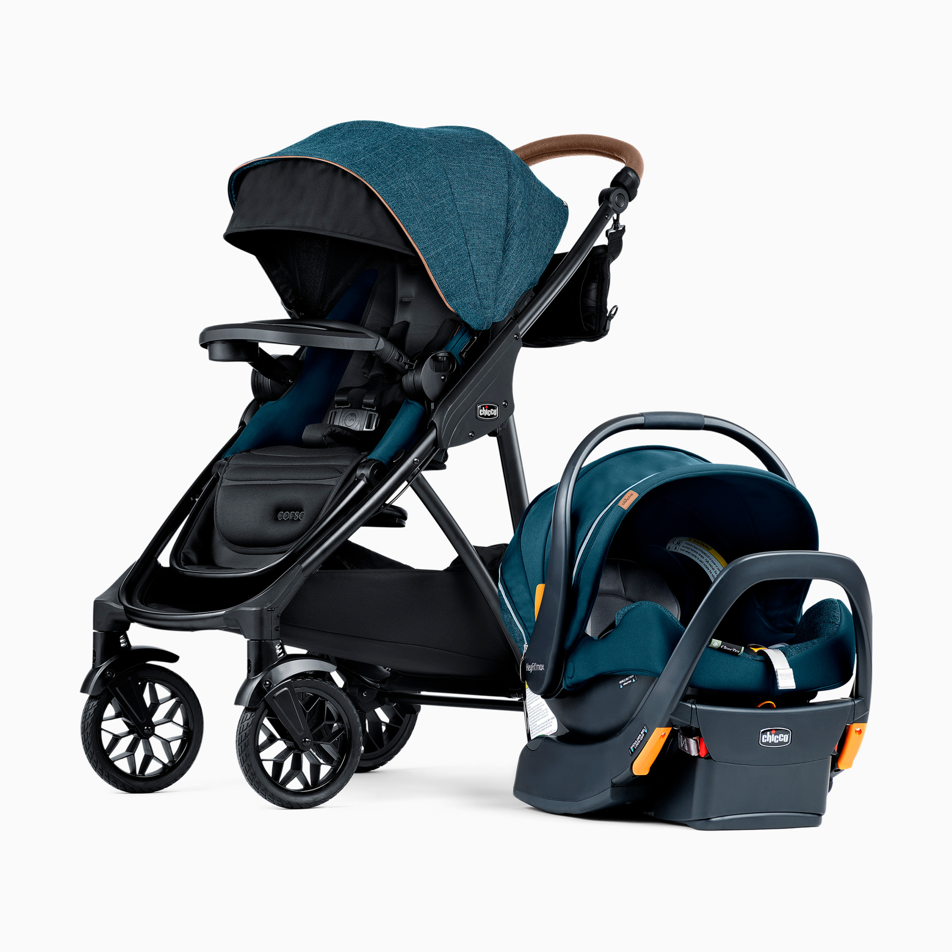 Chicco Corso Primo ClearTex Modular Travel System - Aspen