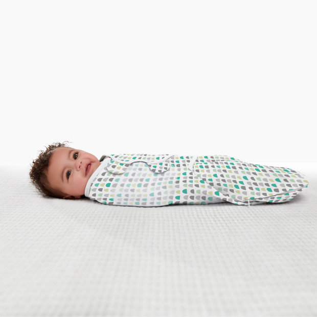 SwaddleMe Luxe Swaddle with Easy Change - Gum Drops, Small/Medium, 0-3 Months, 2.