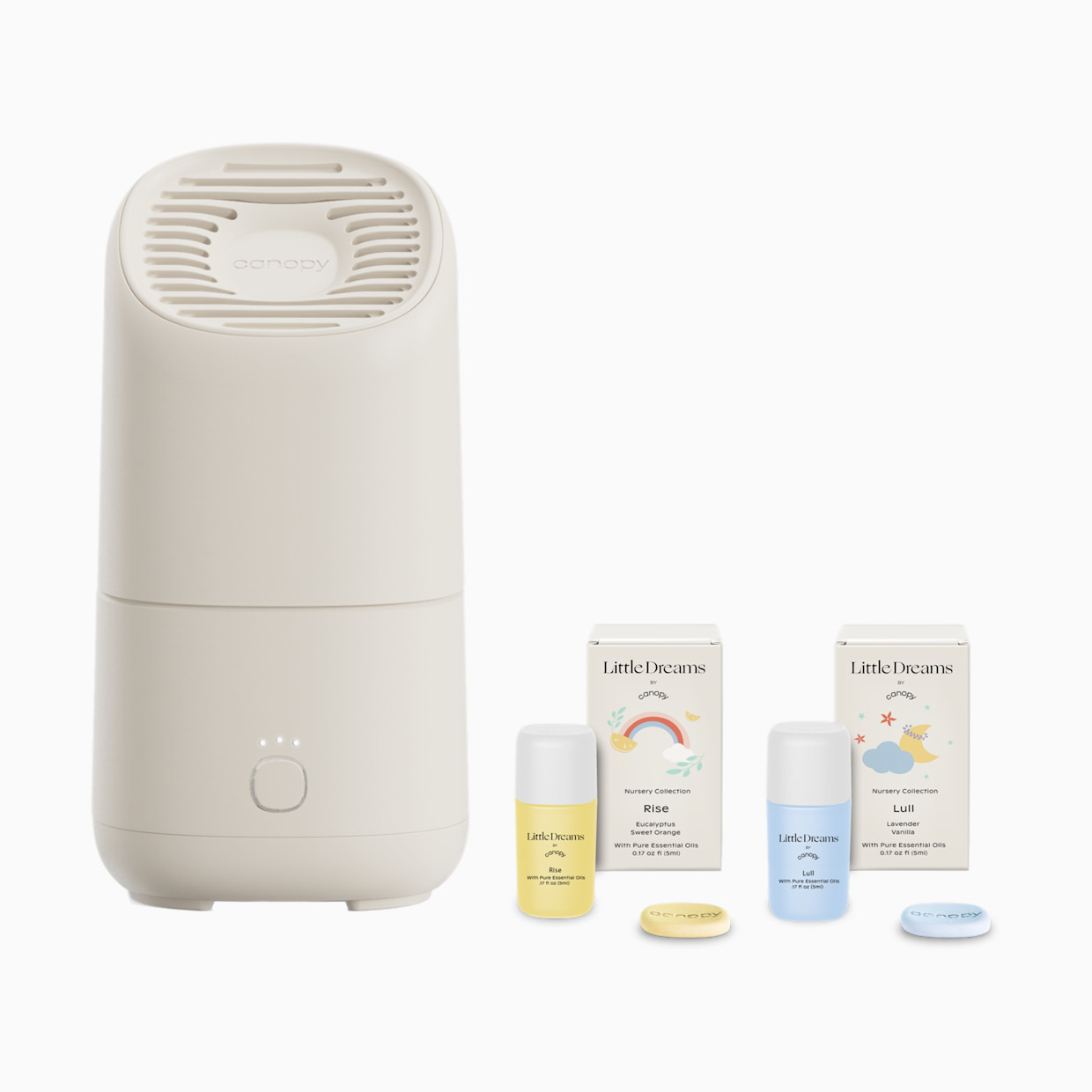 Canopy Travel Humidifier & Diffuser - Cream.