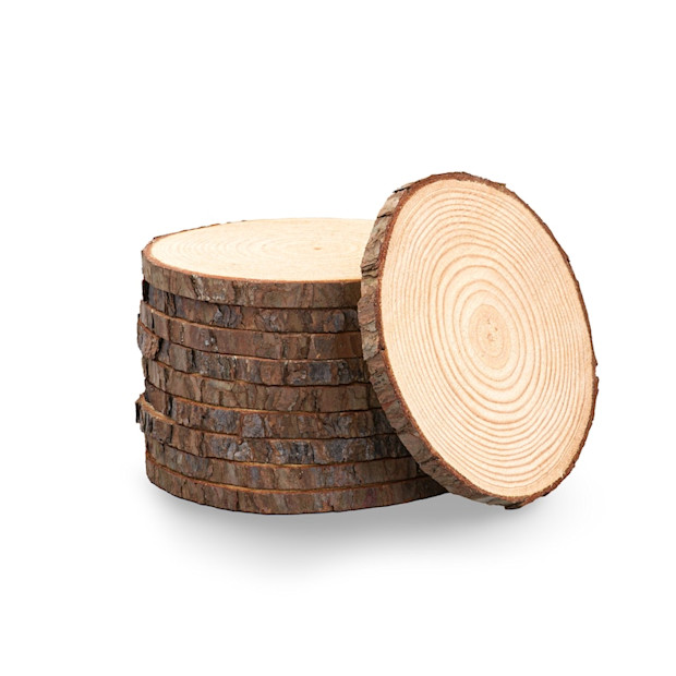 RusticWoodSlices Set of Rustic Wood Slices.