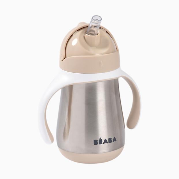 Beaba Stainless Steel Straw Sippy Cup.