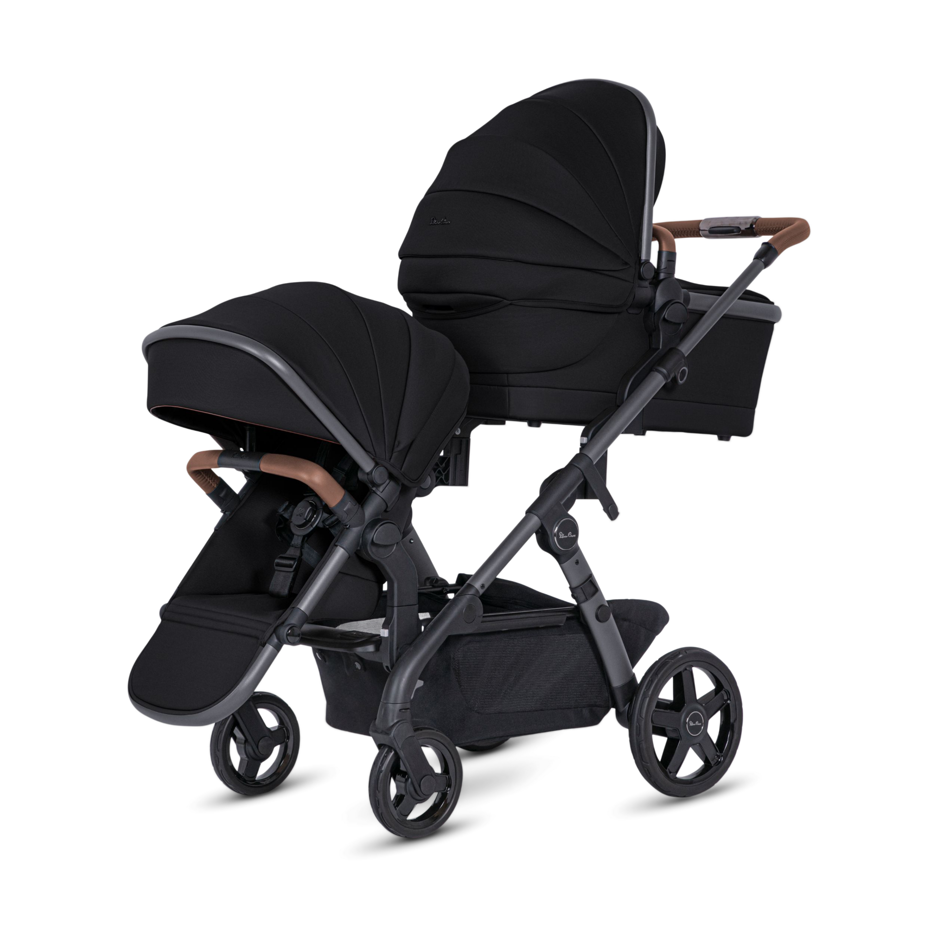 Silver Cross Wave 3 Single to Double Stroller.