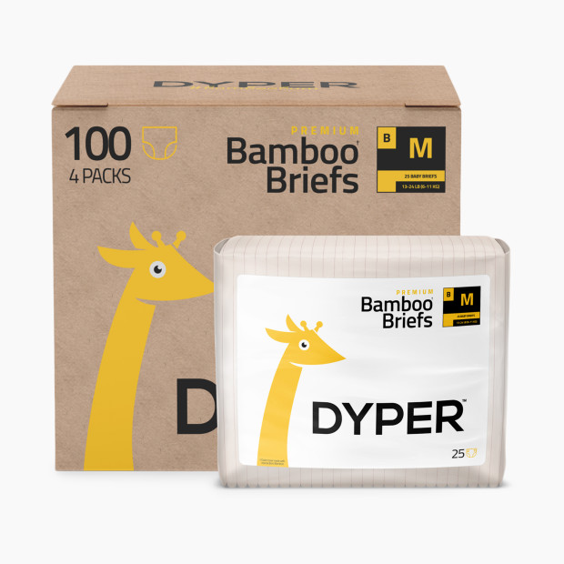 DYPER Sustainable Baby Diaper Briefs - Medium, 100.
