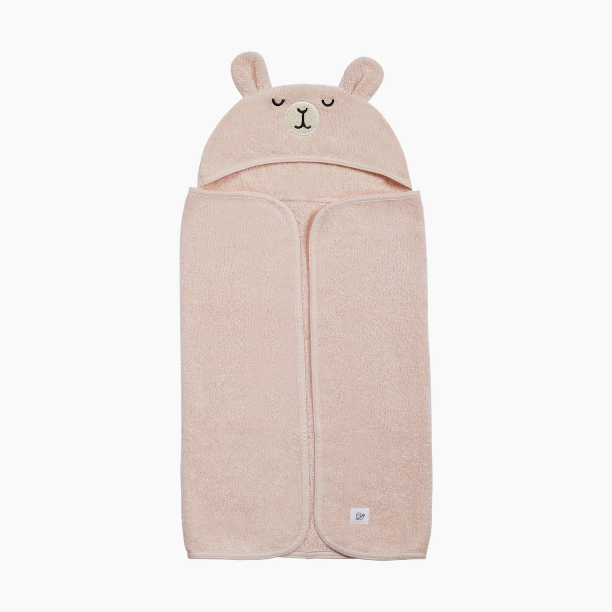 Tiny Kind Cozy Critter Organic Towel - Cloud Pink Bunny, 0-12M.