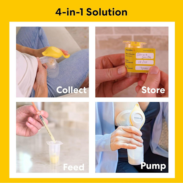 Medela Harmony Manual Breast Pump & Colostrum Collection Kit Bundle.