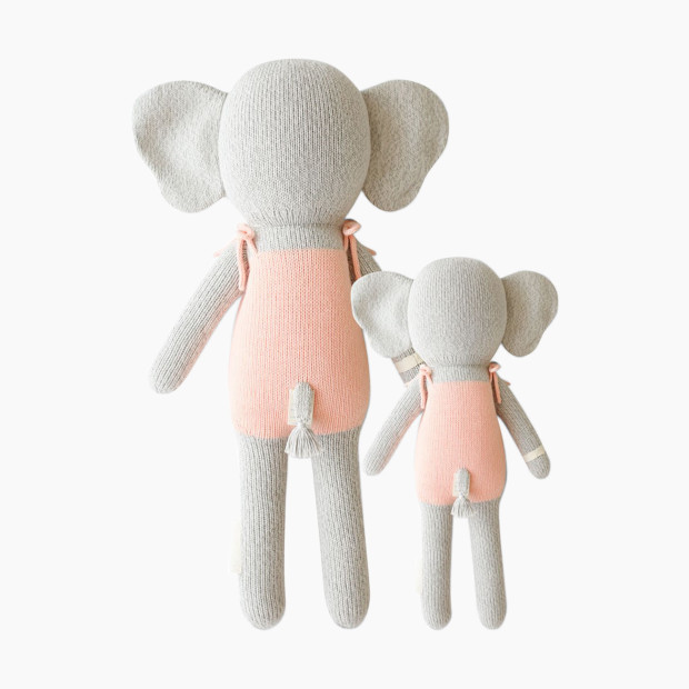 cuddle+kind Hand-Knit Doll - Eloise The Elephant, Little 13".