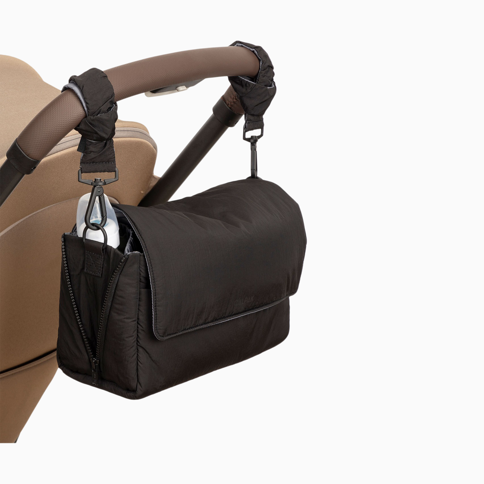 CALPAK Convertible Stroller Caddy Crossbody - Black | Babylist Shop