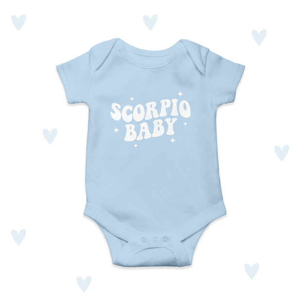 Love U Lots Gifts Star Sign Personalized Baby Bodysuit.