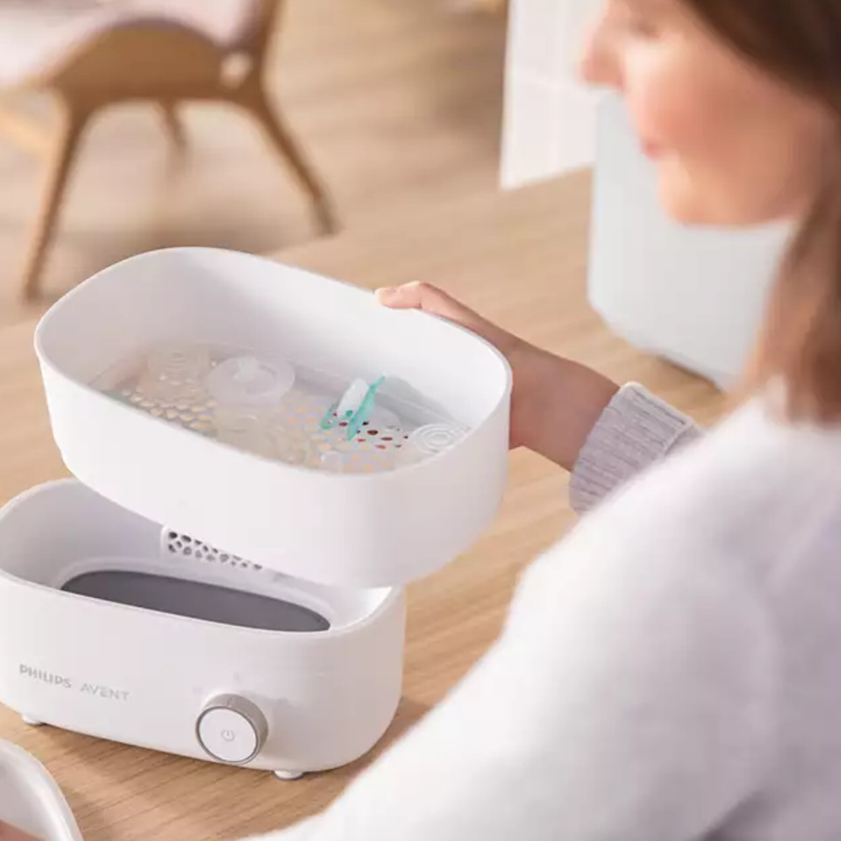 Philips Avent Premium Electric Steam Sterilizer with Dryer.