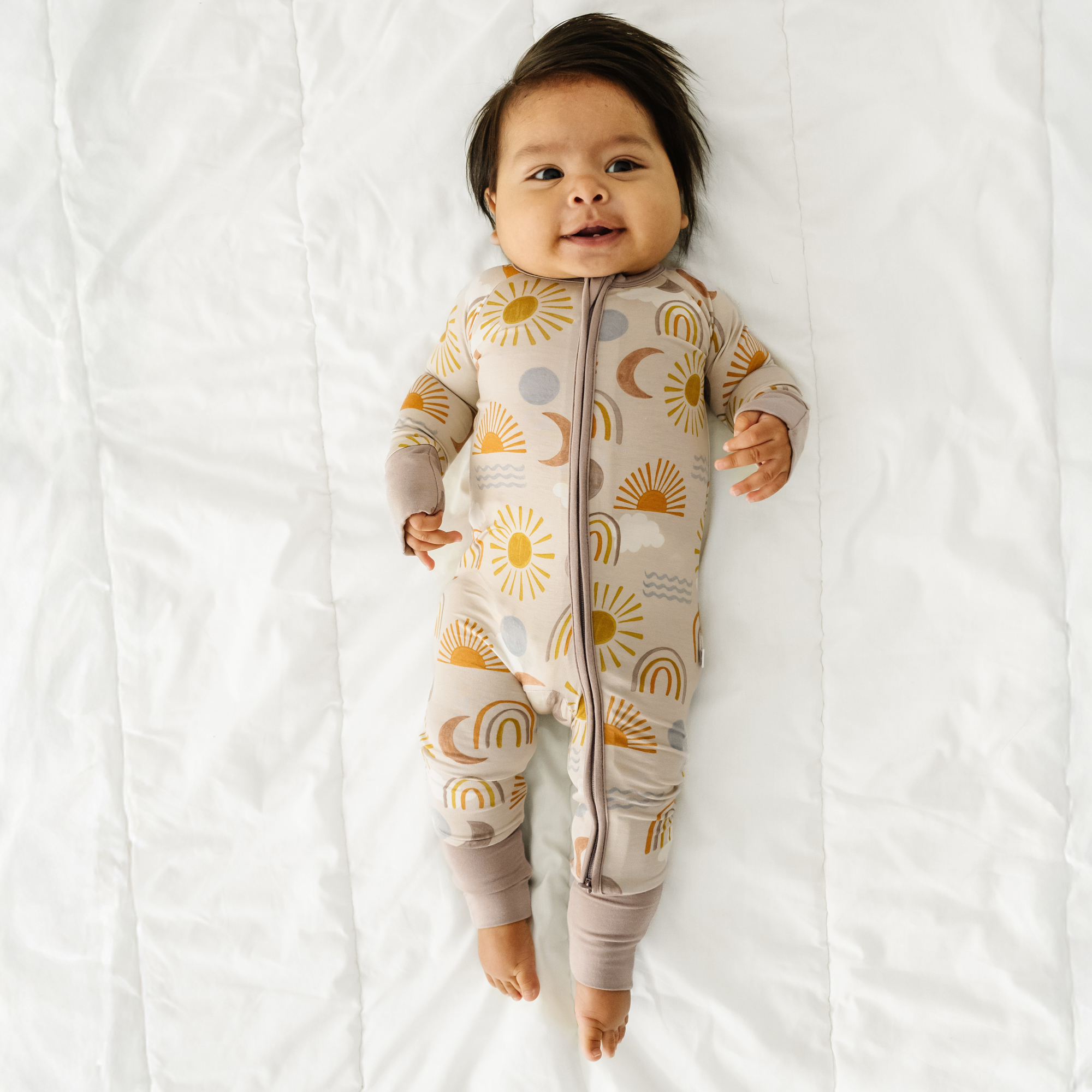 Little Sleepies Zippy - Desert Sunrise, 3-6 M.