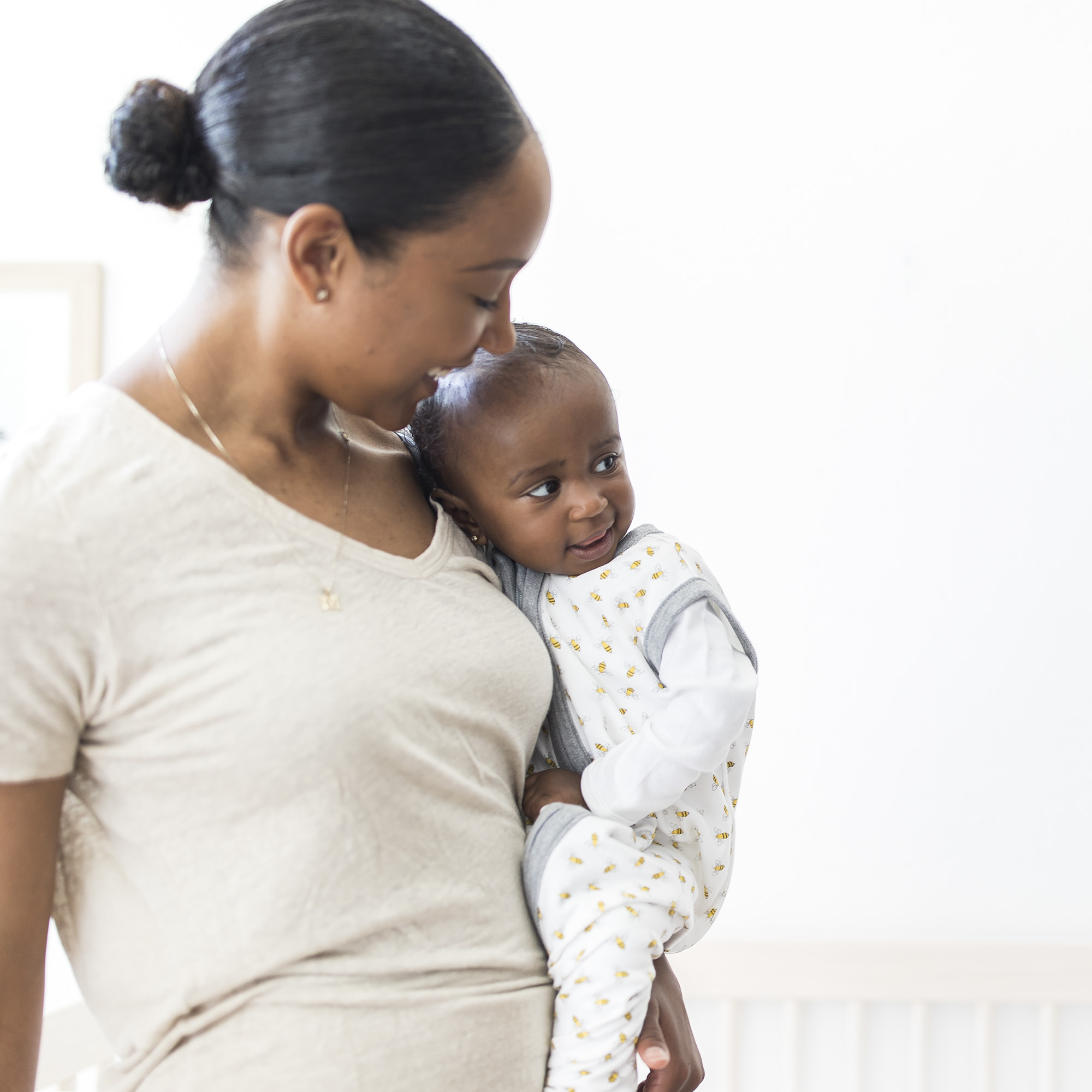 Burt's Bees Baby Quilted Beekeeper Organic Cotton Wearable Blanket Counting Sheep, Small