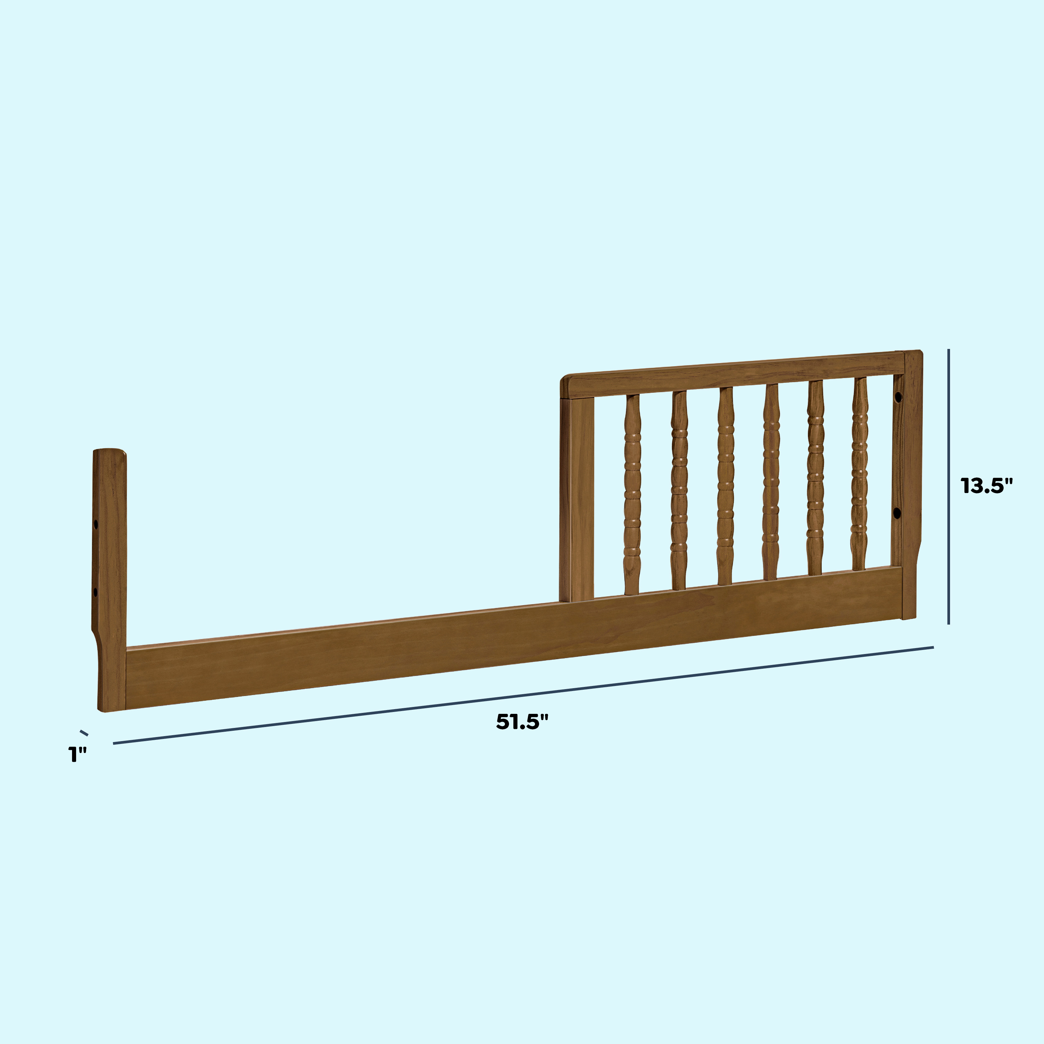 daVinci Toddler Bed Conversion Kit (M3199) - Walnut.