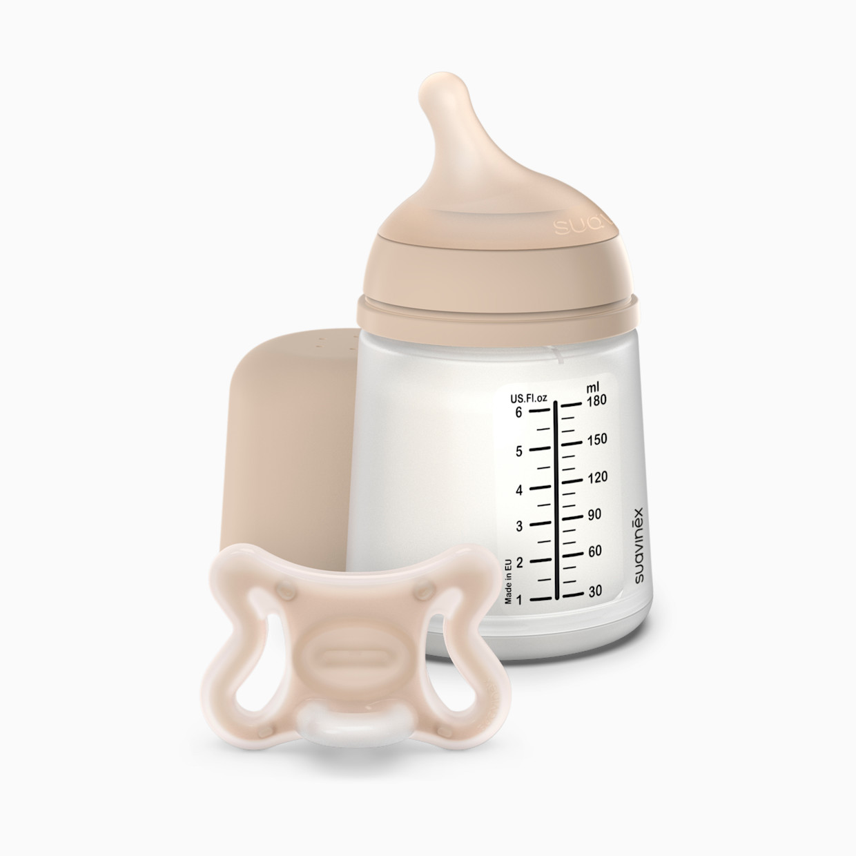 Suavinex Zero Zero Newborn Starter Set - Light, 2-Piece Set.