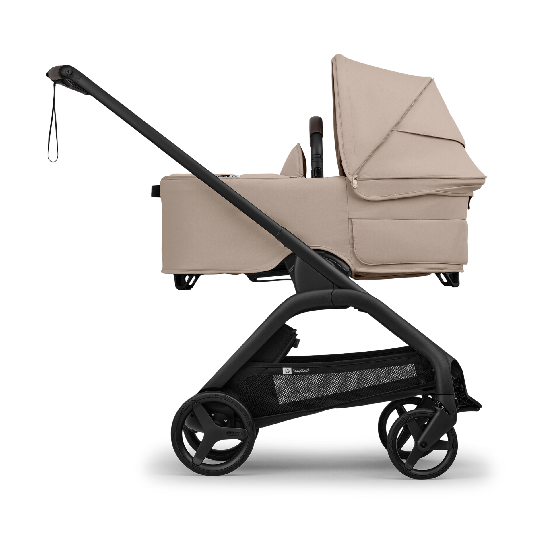 Bugaboo Dragonfly Plus Seat and Bassinet Stroller - Desert Taupe.