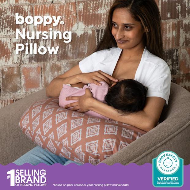 Boppy Boppy x Babylist Nursing Pillow with Organic Cotton Cover.
