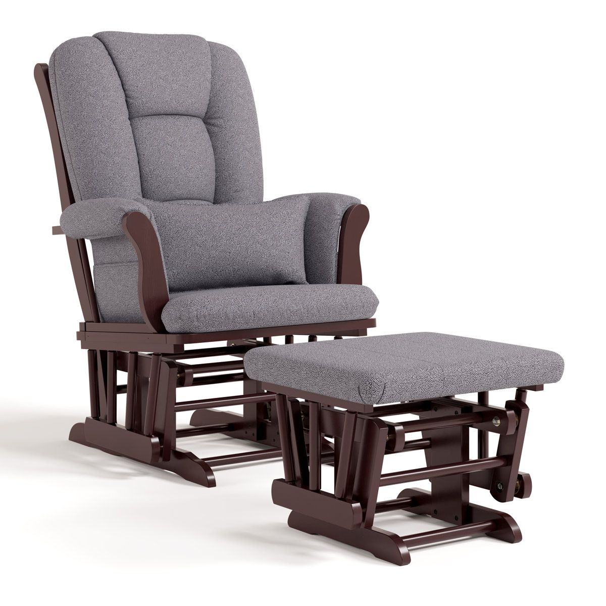Tuscany Rocking Chair Glider with Ottoman.