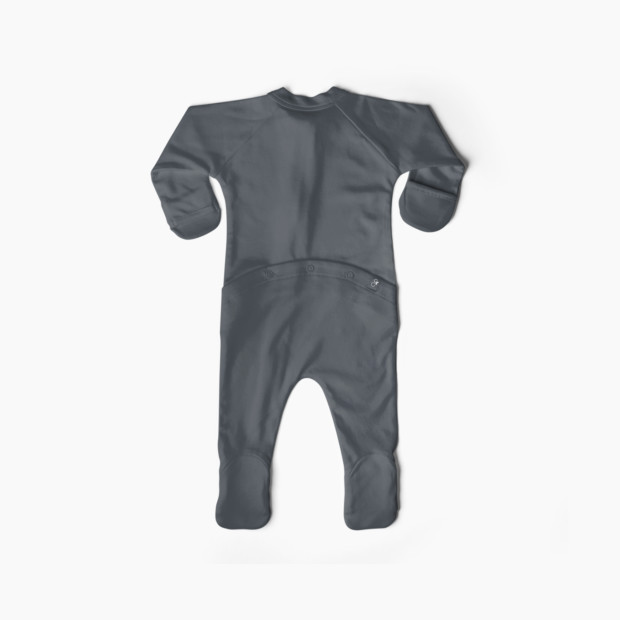 Goumi Kids Grow With You Footie - Loose Fit - Midnight, 3-6 M.