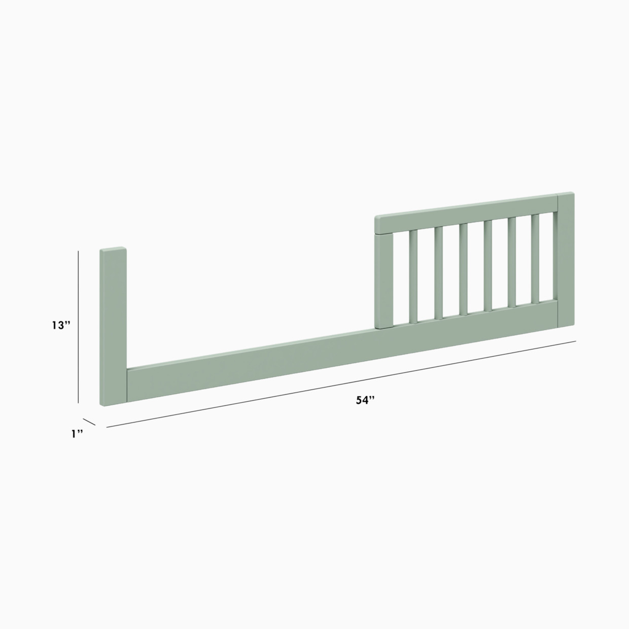 daVinci Marley Crib Toddler Bed Conversion Kit - Light Sage.