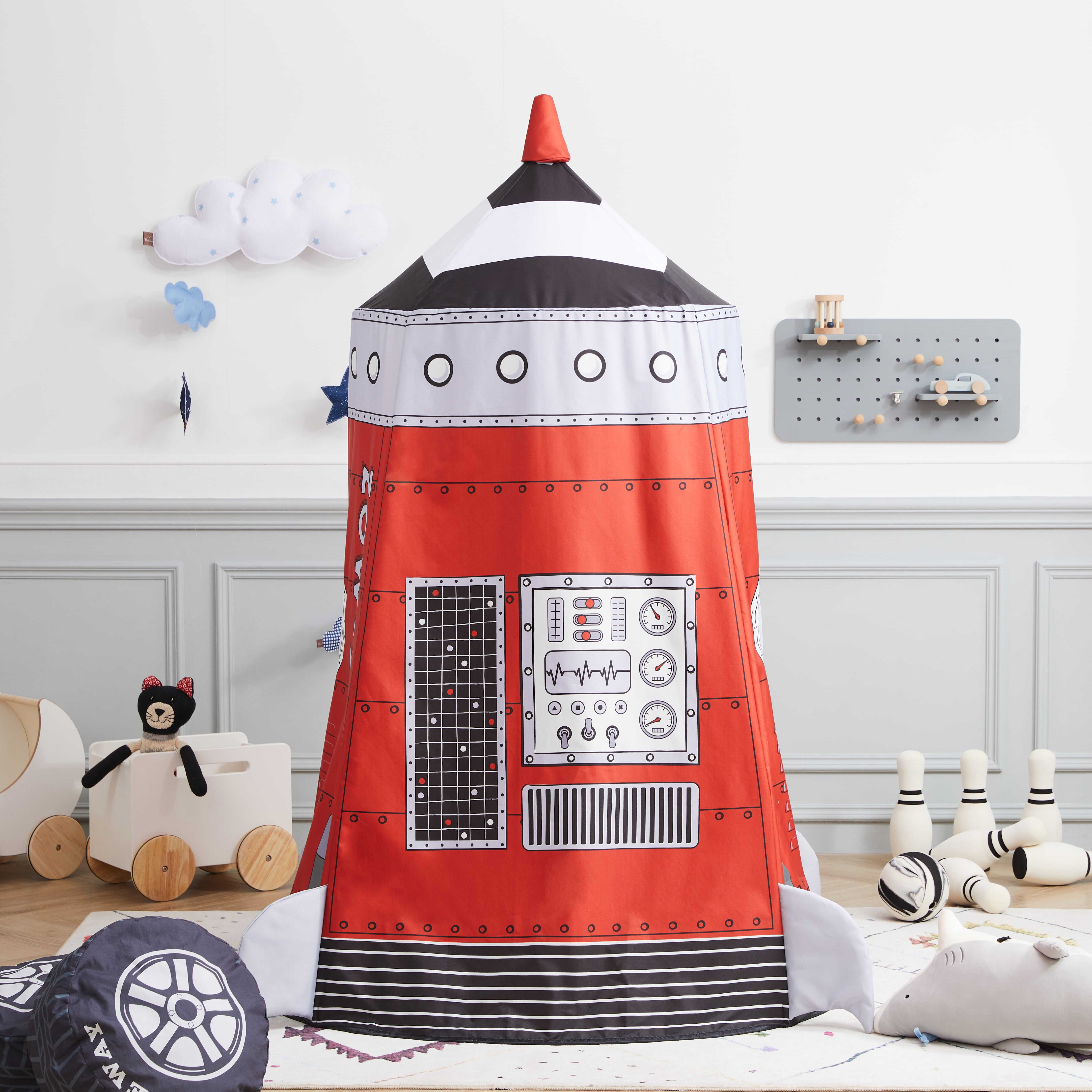 Wonder & Wise Pop Up Playhome Tent - Rocket.