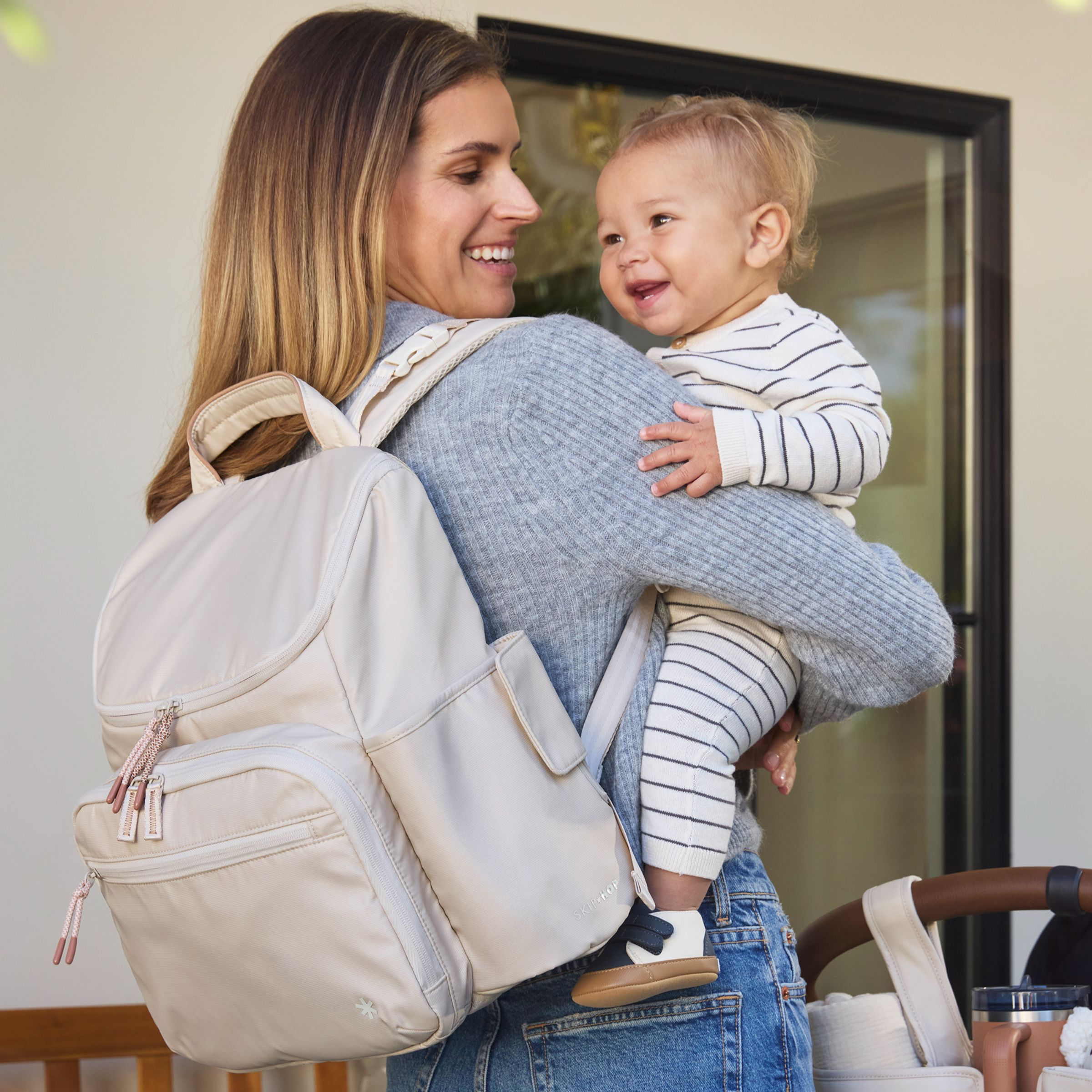 Skip Hop Forma Next Backpack Diaper Bag - Oat.