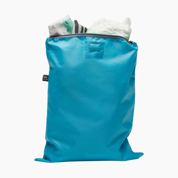 JL Childress Wet-to-Go Wet Bags (2 Pack) - Grey/Teal.