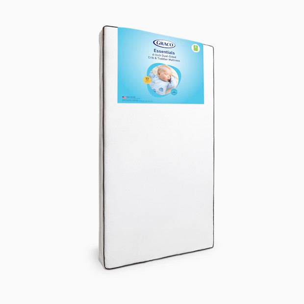 Graco Essentials 6-Inch Dual-Sided Crib & Toddler Mattress.