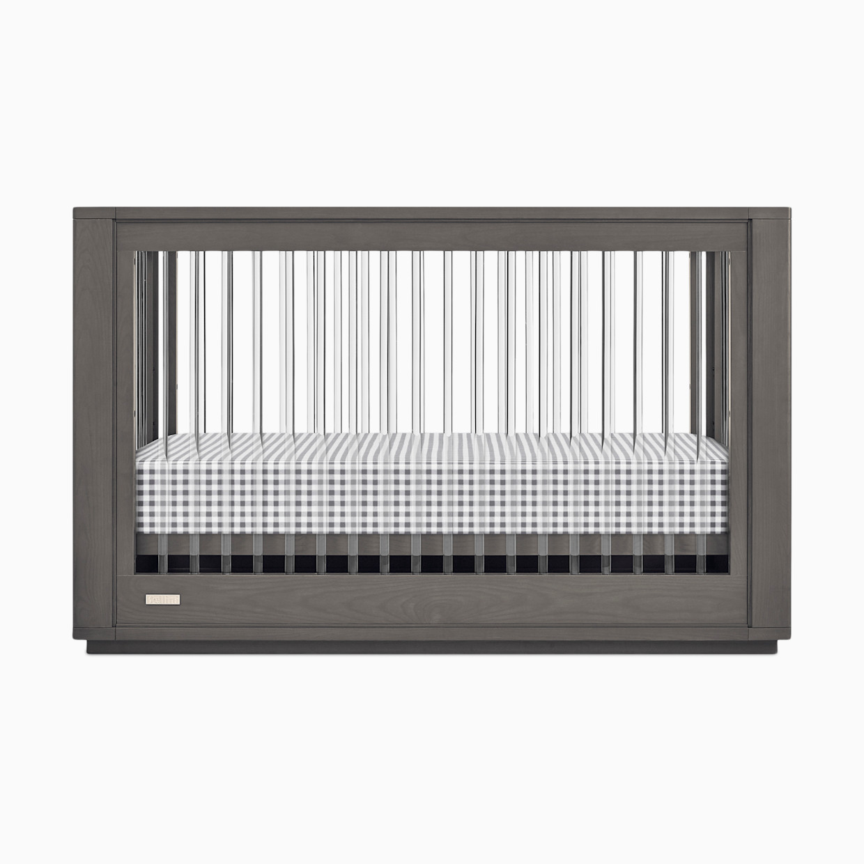 Bellini Vienna 4-in-1 Convertible Crib - Darkwash Ash With Acrylic.