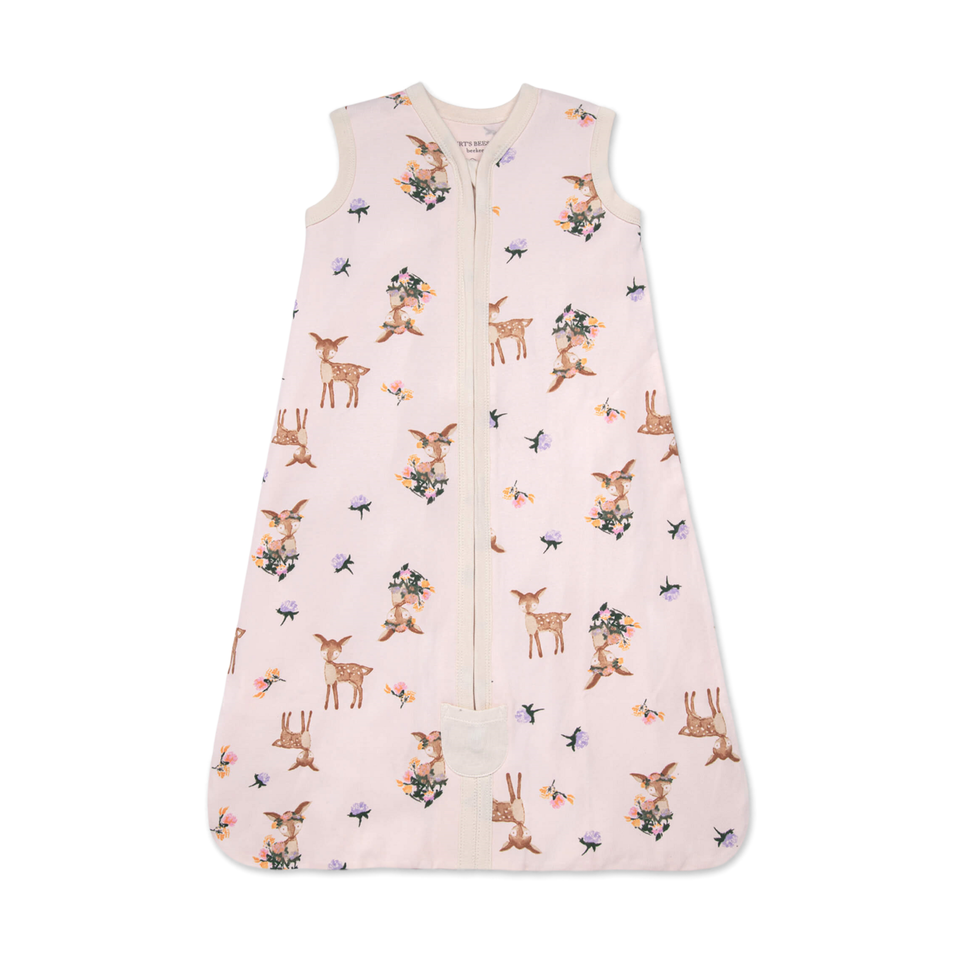 Burt's Bees Baby Unisex Beekeeper Wearable Blanket, Organic Cotton - Light Weight or Medium Weight - Newborn Essentials