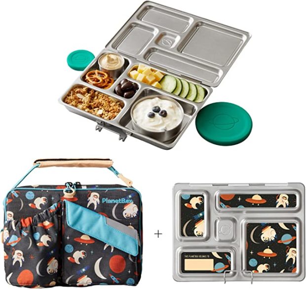 MINI Lunch-Box Snack Containers for Kids, SMALL Bento-Box Portion Container, Toddler Pre-School, Leak-proof Boxes for Work, Travel