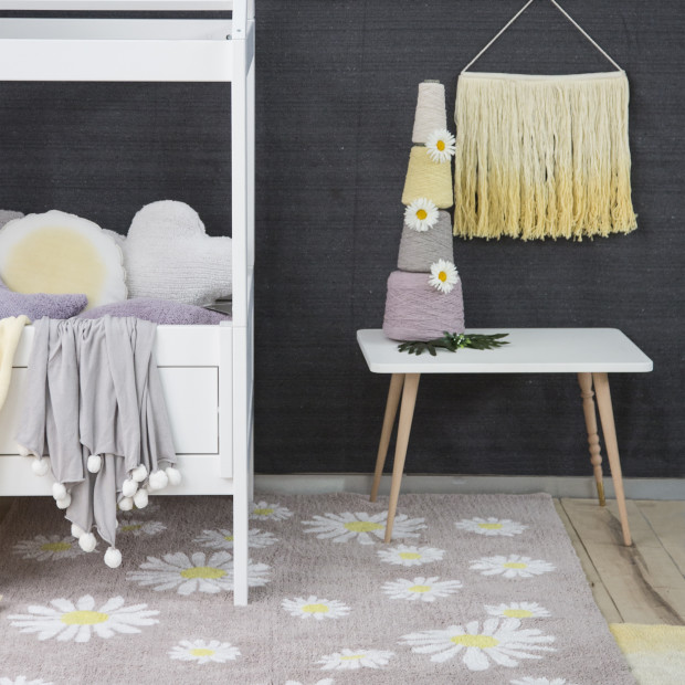 Lorena Canals Oh Joy! Washable Rug - Happy Daisies, 4'7" X 6'7".