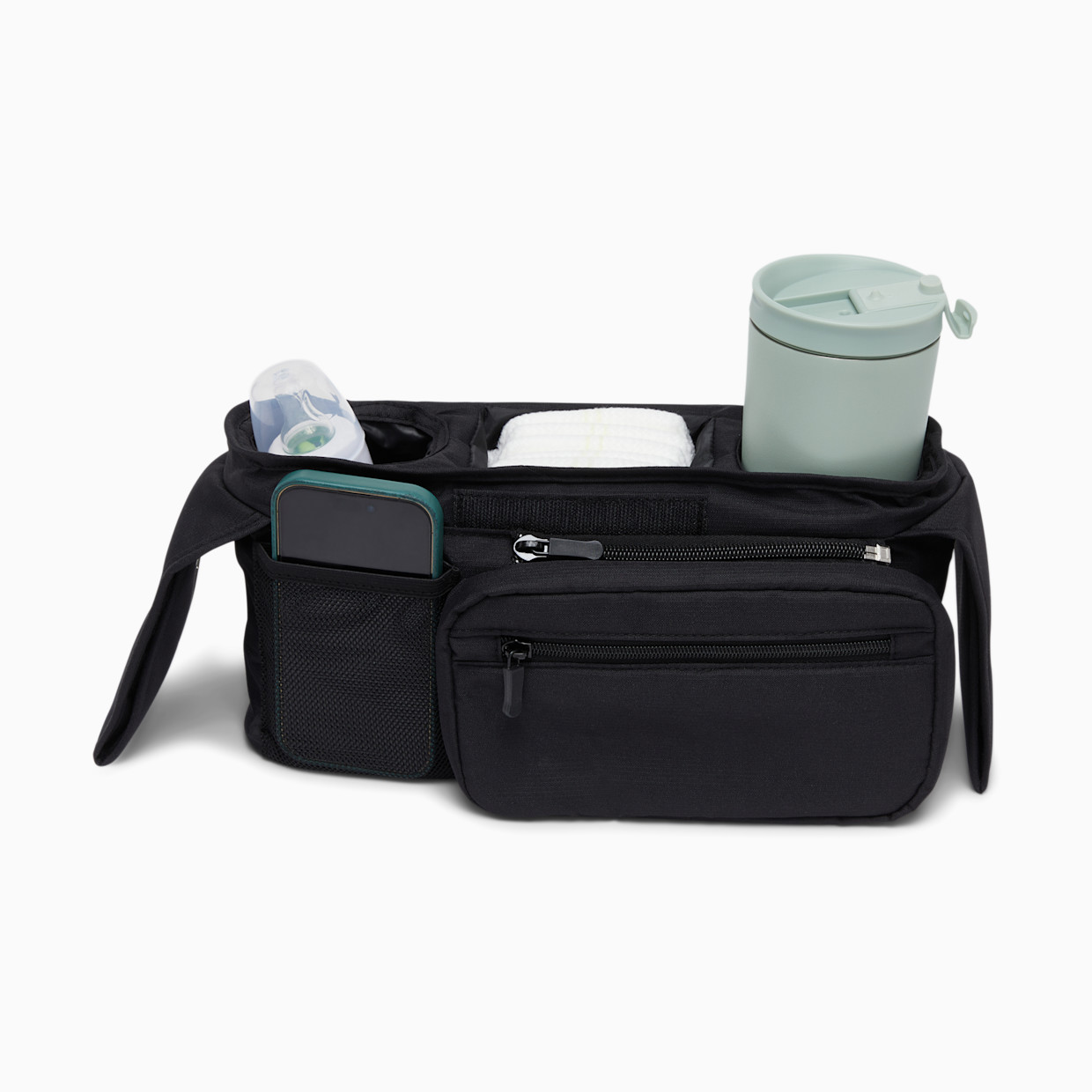 Sprucely Universal Stroller Organizer - Black.