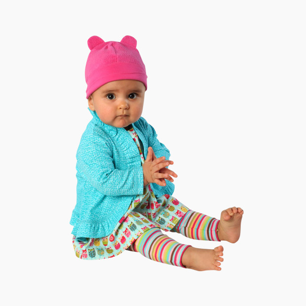 Zutano Cozie Fleece Hat - Baby Pink, 6-12 M.