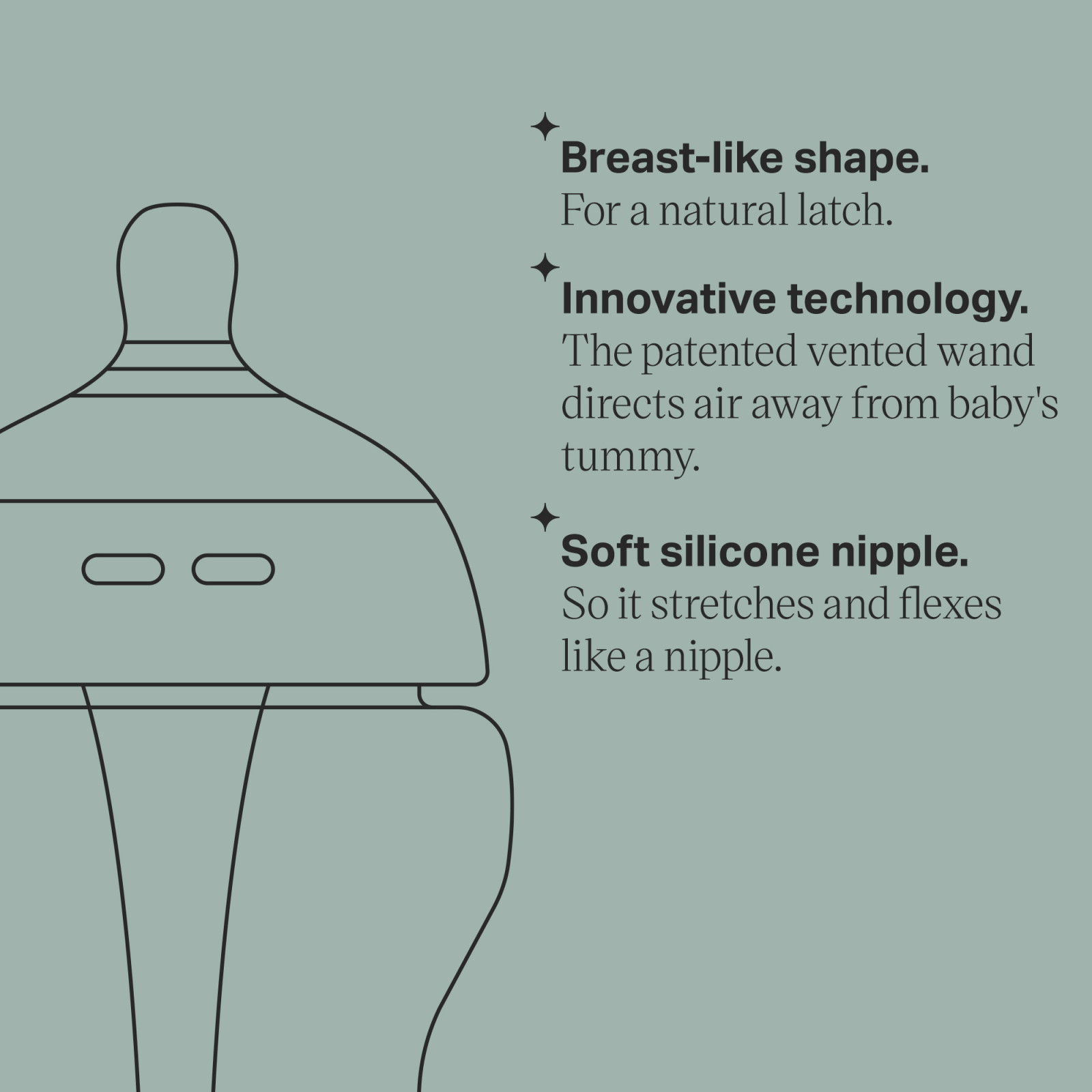 Tommee Tippee Advanced Anti-Colic Baby Bottles.