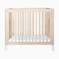 babyletto Gelato 4-in-1 Convertible Mini Crib - Washed Natural Finish ...