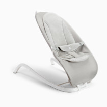 Munchkin® Electric Baby Bouncer & Rocker with Digital Touch Display, Soothing Sounds & 3 Recline Positions - Automatic Bouncing & Rocking, Grey