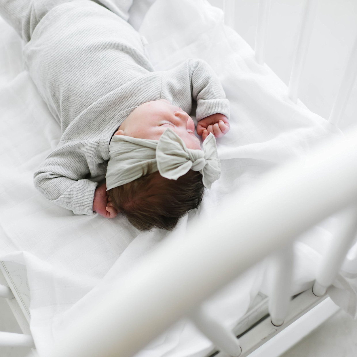 Baby Bling Classic Knot Headband Set (3 pack) - Primrose/Mauve/Grey.