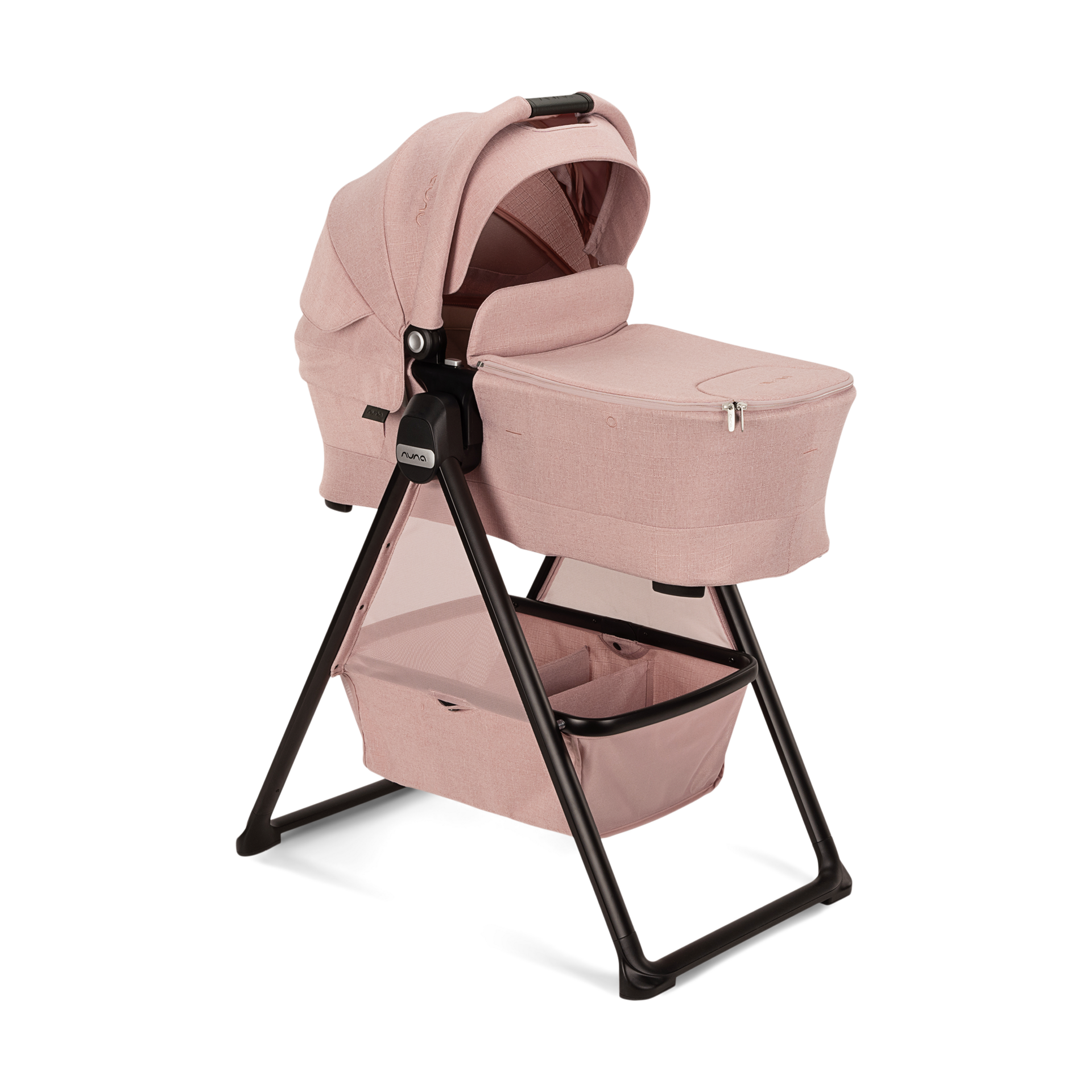 Nuna SWIV & TRIV Series Bassinet + Stand - Thistle | Babylist Shop