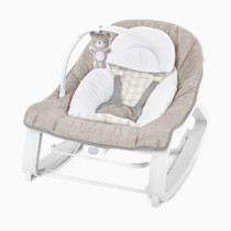 Ingenuity Keep Cozy 3-in-1 Grow with Me Vibrating Baby Bouncer Seat & Infant to Toddler Rocker, 0-30 Months Up to 40 lbs (Linden)