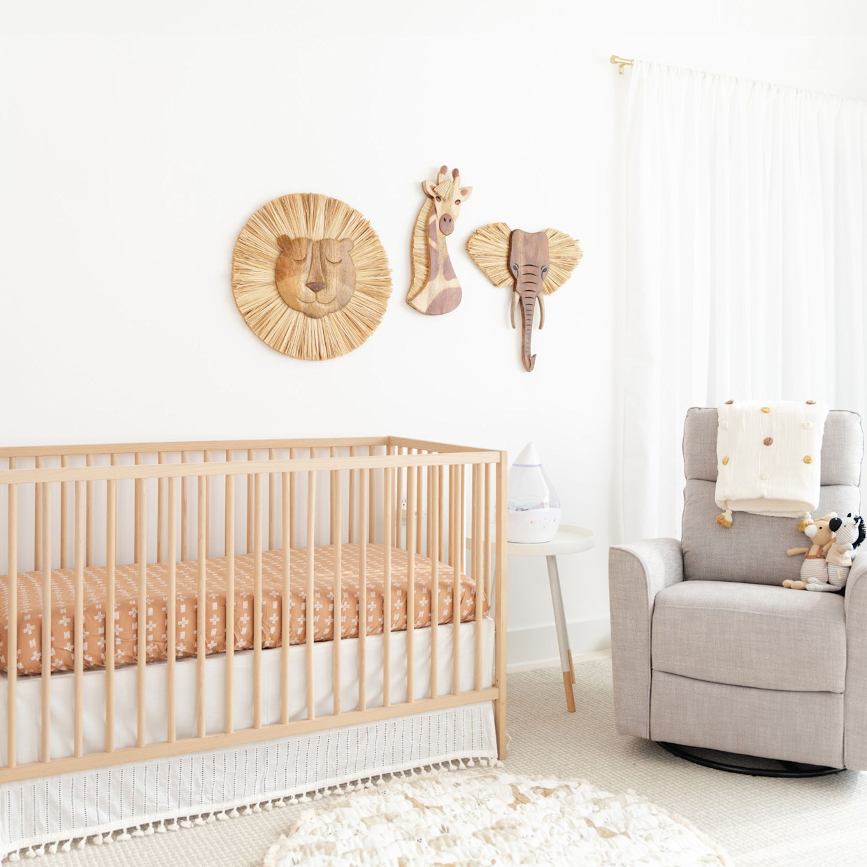 Crane Baby Handcrafted Wood Wall Decor - Giraffe.