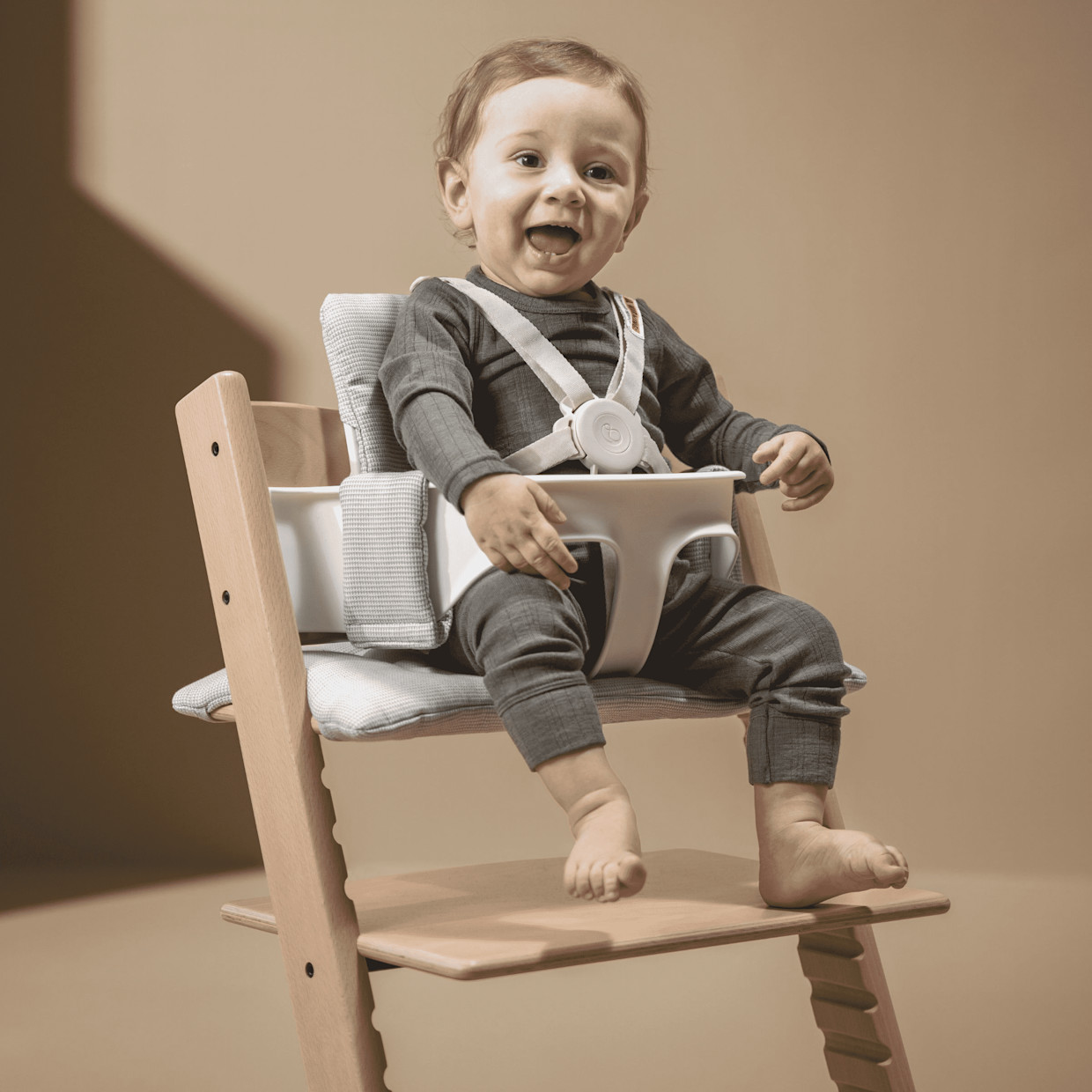 Stokke Tripp Trapp High Chair² + Tray Bundle - Black/Black.