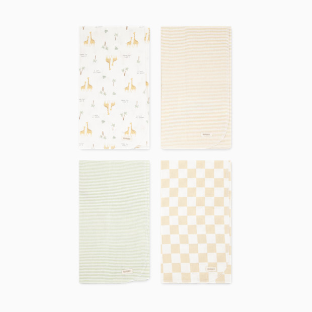 Huggies 4-Piece Flannel Receiving Blanket.
