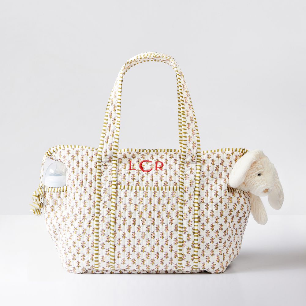 Mark & Graham Block Print Diaper Bag.