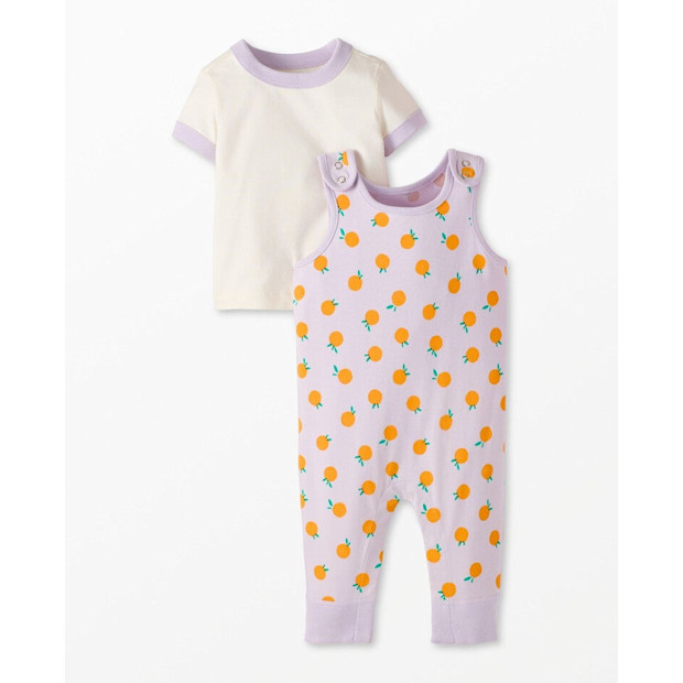 Baby T-Shirt & Overalls Set.