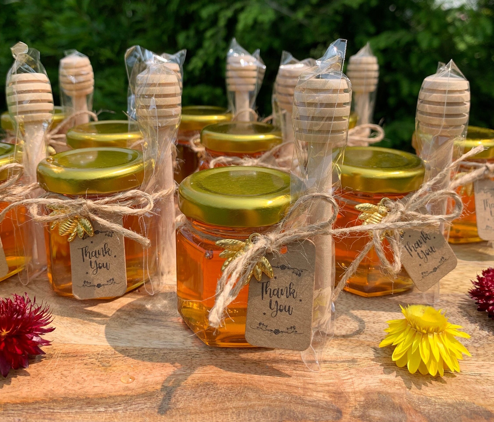 Mini Honey Jar Favors.