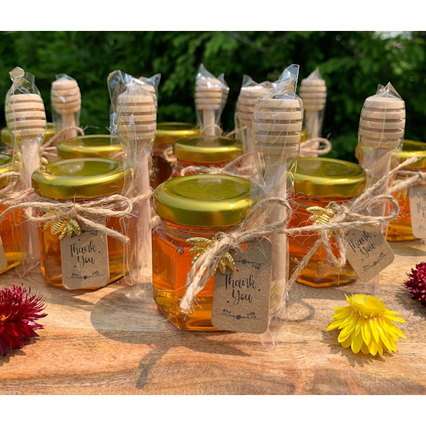 Mini Honey Jar Favors.
