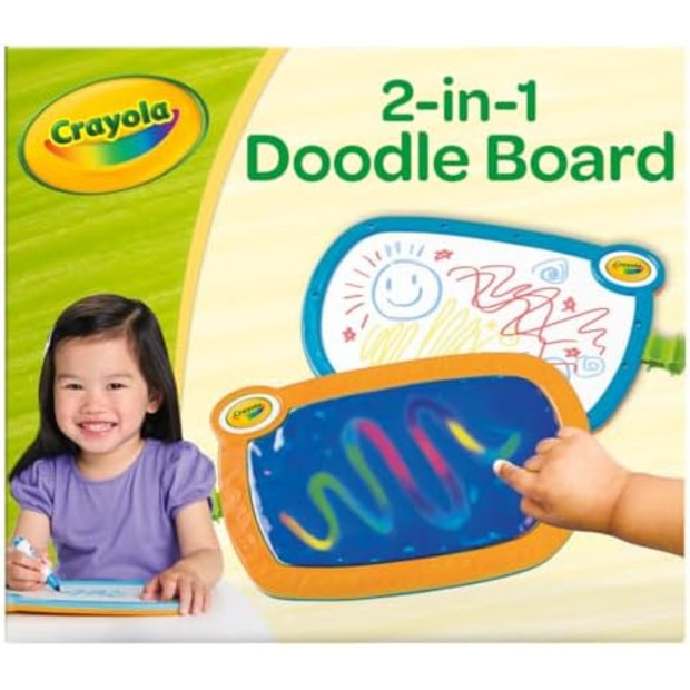 Crayola 2-in-1 Doodle Board for Toddlers.